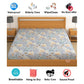 CHHAVI INDIA 210 TC Microfiber Waterproof Printed Fitted (Elastic) Bedsheet