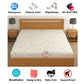 CHHAVI INDIA 210 TC Microfiber Waterproof Printed Fitted (Elastic) Bedsheet