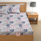 CHHAVI INDIA 180 TC Microfiber Double Fitted  Size Printed Bedsheet