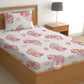 CHHAVI INDIA 180 TC Microfiber Printed Single Bedsheet With 1 Pillow Cover