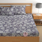 CHHAVI INDIA 210 TC Microfiber Printed King Size Bedsheet With Pillow Covers