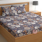 CHHAVI INDIA 180 TC Microfiber Printed Double Bedsheet With 2 Pillow Covers
