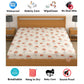CHHAVI INDIA 210 TC Microfiber Waterproof Printed Fitted (Elastic) Bedsheet