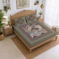 CHHAVI INDIA 210 TC Microfiber Printed King Size Bedsheet With 2 Pillow Covers