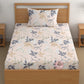 CHHAVI INDIA 180 TC Microfiber Printed Single Bedsheet With 1 Pillow Cover