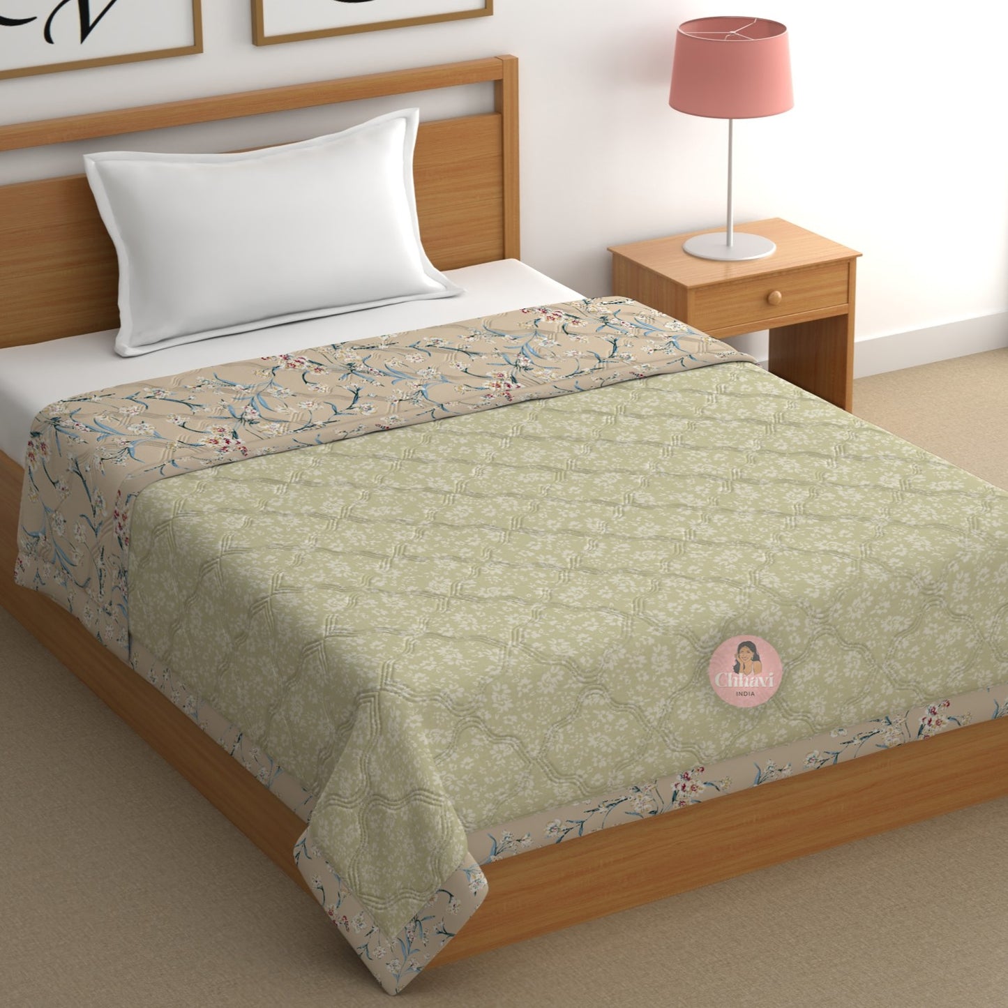Chhavi india 210 TC single Bed Comforter