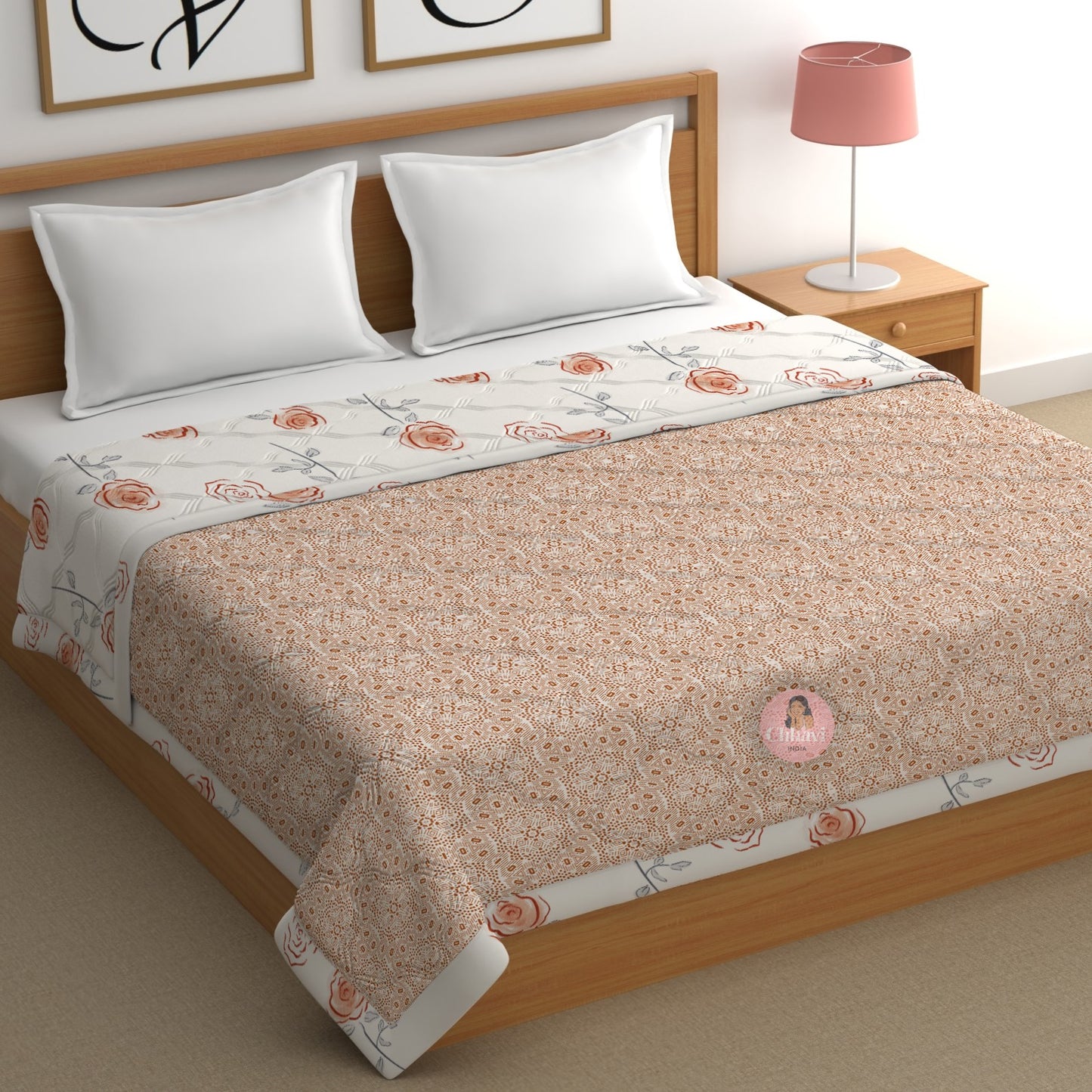 CHHAVI INDIA Printed Double Comforter for AC Room