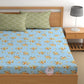 CHHAVI INDIA 210 TC Microfiber Printed King Size Bedsheet With 2 Pillow Covers