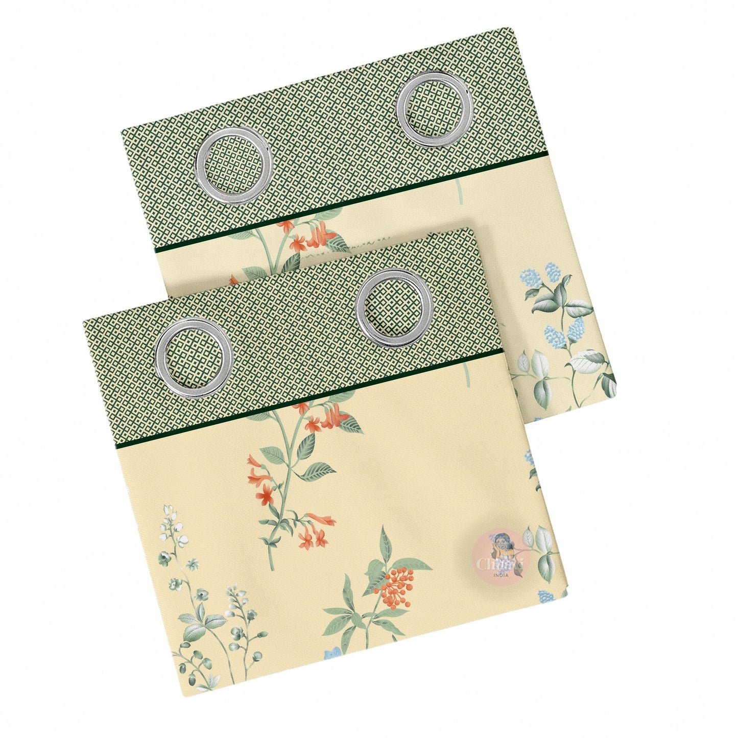 CHHAVI INDIA DESIGNER PRINTED DOOR CURTAIN PACK OF 2