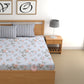 CHHAVI INDIA 210 TC Microfiber Printed King Size Bedsheet With 2 Pillow Covers