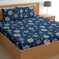 CHHAVI INDIA 180 TC Microfiber Printed Double Bedsheet With 2 Pillow Covers
