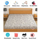 CHHAVI INDIA 210 TC Microfiber Waterproof Printed Fitted (Elastic) Bedsheet