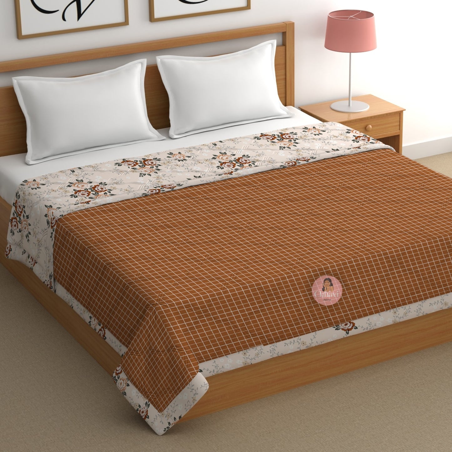 CHHAVI INDIA Printed Double Comforter for AC Room