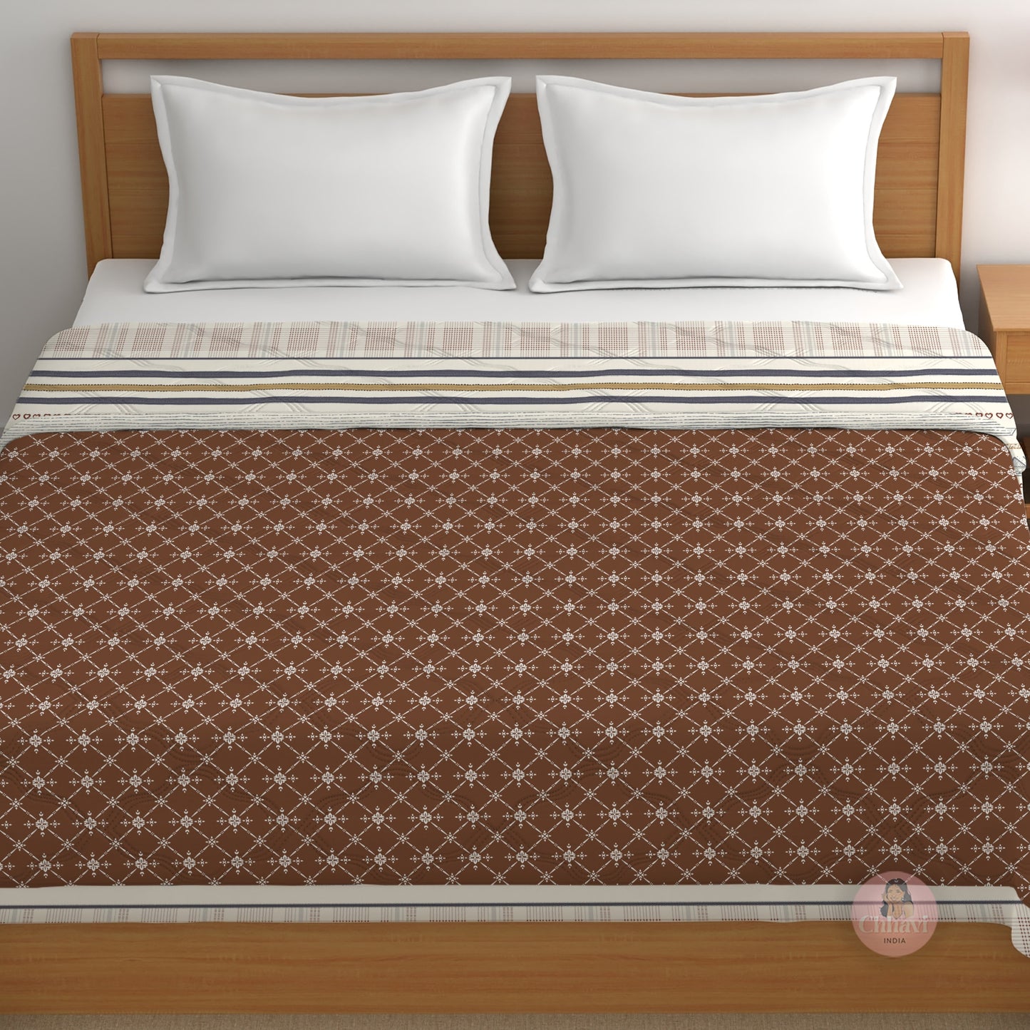 CHHAVI INDIA Printed Double Comforter for AC Room