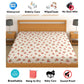 CHHAVI INDIA 210 TC Microfiber Waterproof Printed Fitted (Elastic) Bedsheet
