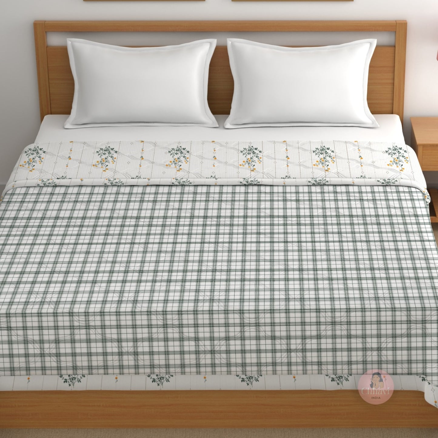 CHHAVI INDIA Printed Double Comforter for AC Room