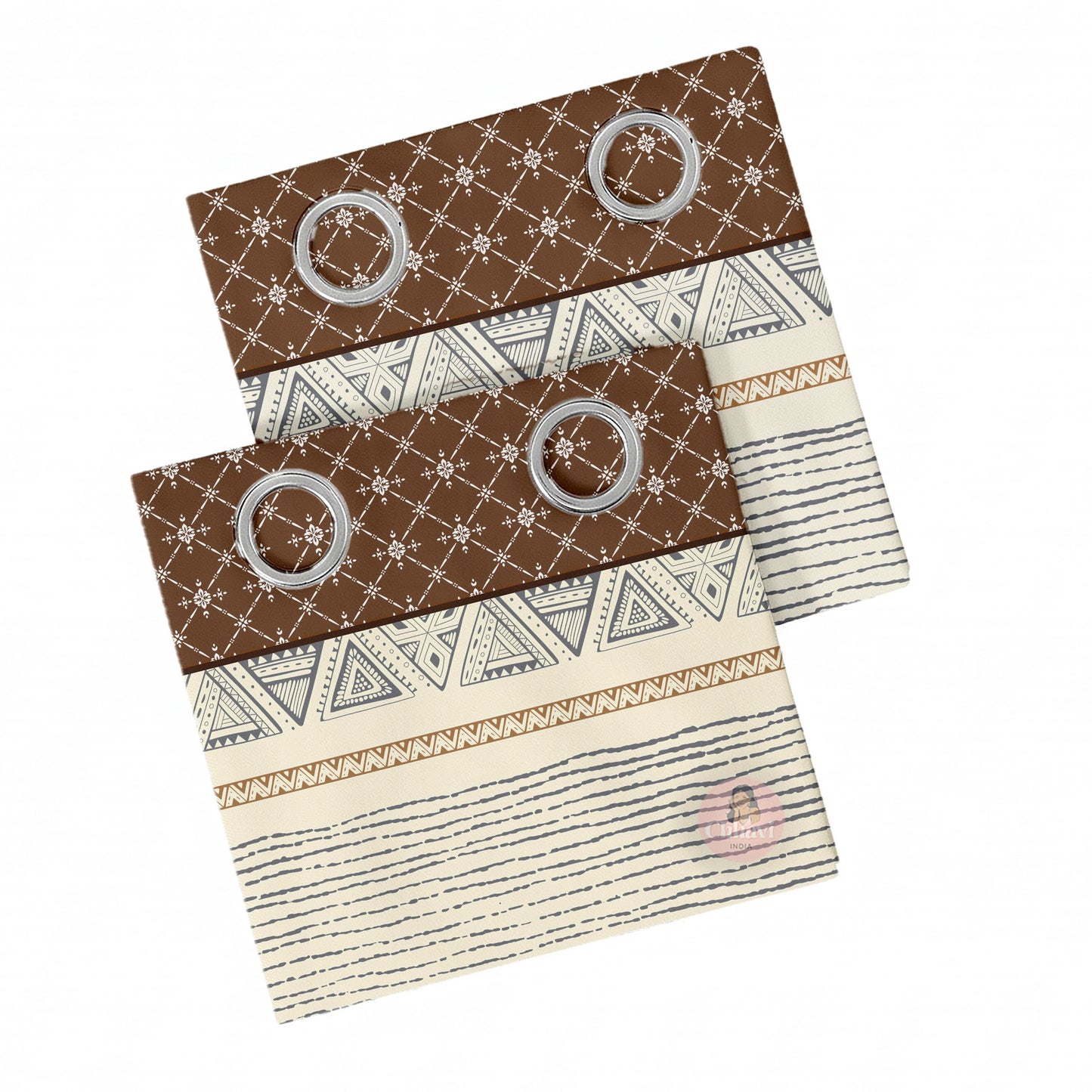 CHHAVI INDIA DESIGNER PRINTED DOOR CURTAIN PACK OF 2