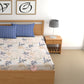 CHHAVI INDIA 210 TC Microfiber Printed King Size Bedsheet With 2 Pillow Covers