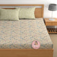 CHHAVI INDIA 210 TC Microfiber Printed King Size Bedsheet With Pillow Covers