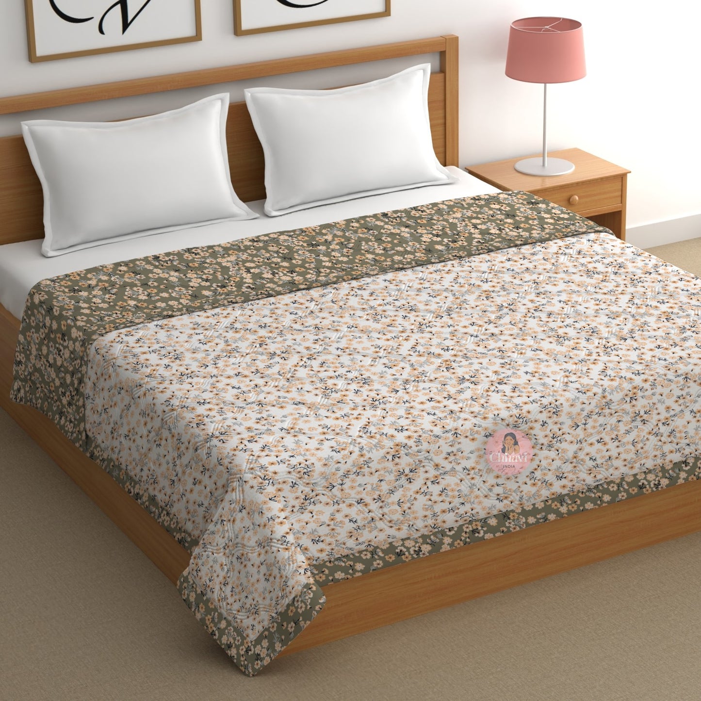 CHHAVI INDIA Printed Double Comforter for AC Room
