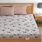 CHHAVI INDIA 210 TC Microfiber Printed King Size Bedsheet With Pillow Covers