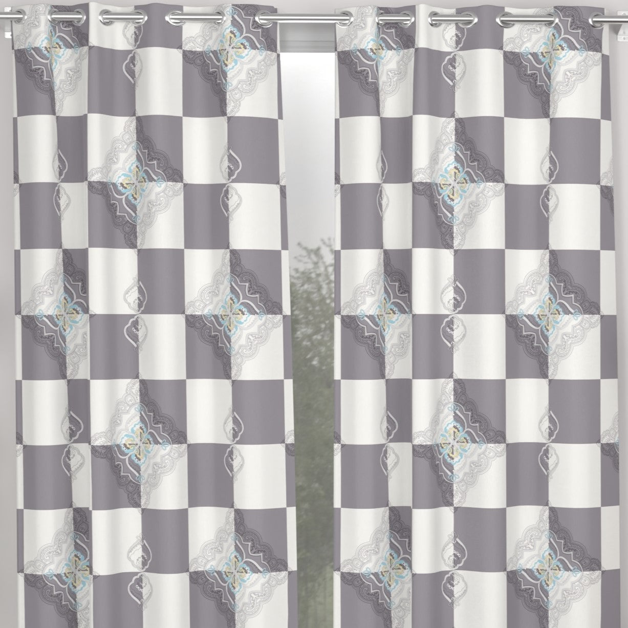 CHHAVI INDIA DESIGNER PRINTED DOOR CURTAIN PACK OF 2