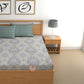 CHHAVI INDIA 210 TC Microfiber Printed King Size Bedsheet With 2 Pillow Covers