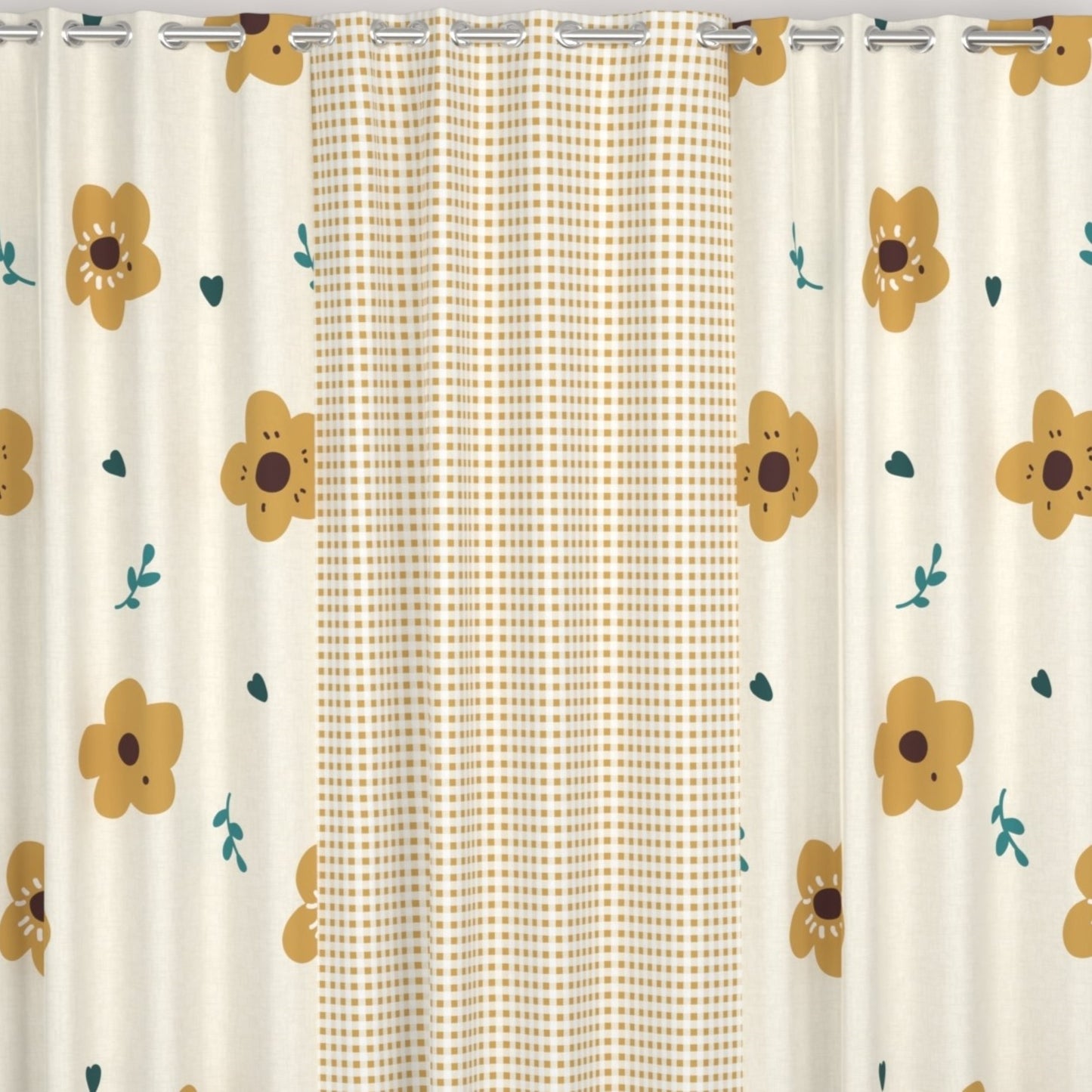 CHHAVI INDIA DESIGNER PRINTED DOOR CURTAIN PACK OF 3