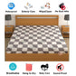 CHHAVI INDIA 210 TC Microfiber Waterproof Printed Fitted (Elastic) Bedsheet