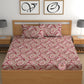 CHHAVI INDIA 210 TC Microfiber Printed King Size Bedsheet With Pillow Covers