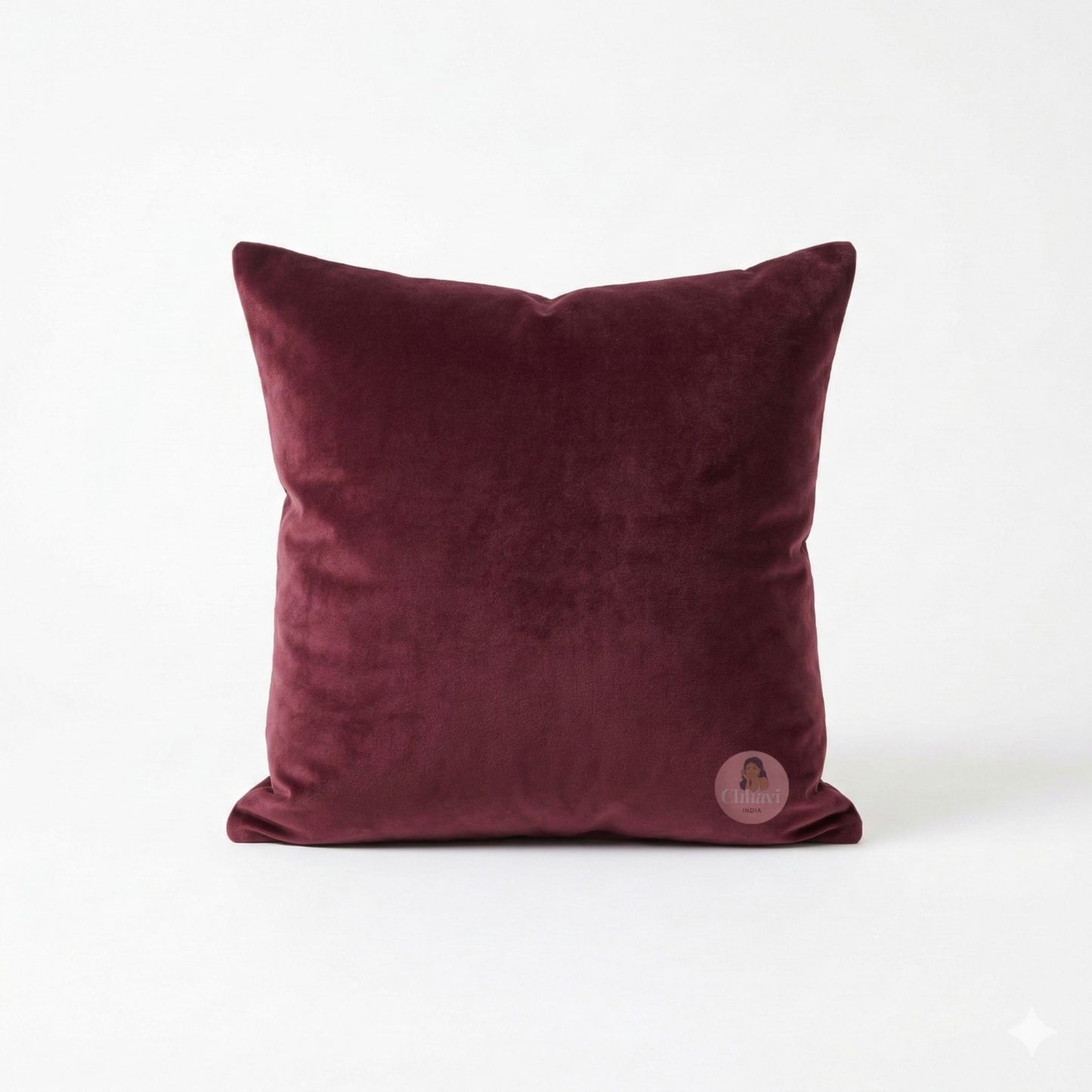 CHHAVI INDIA Velvet Cushions Cover