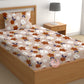 CHHAVI INDIA 180 TC Microfiber Printed Single Bedsheet With 1 Pillow Cover