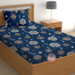 CHHAVI INDIA 180 TC Microfiber Printed Single Bedsheet With 1 Pillow Cover