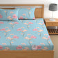 CHHAVI INDIA 210 TC Microfiber Printed Double Bedsheet With Pillow Covers