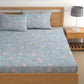 CHHAVI INDIA 210 TC Microfiber Printed King Size Bedsheet With Pillow Covers