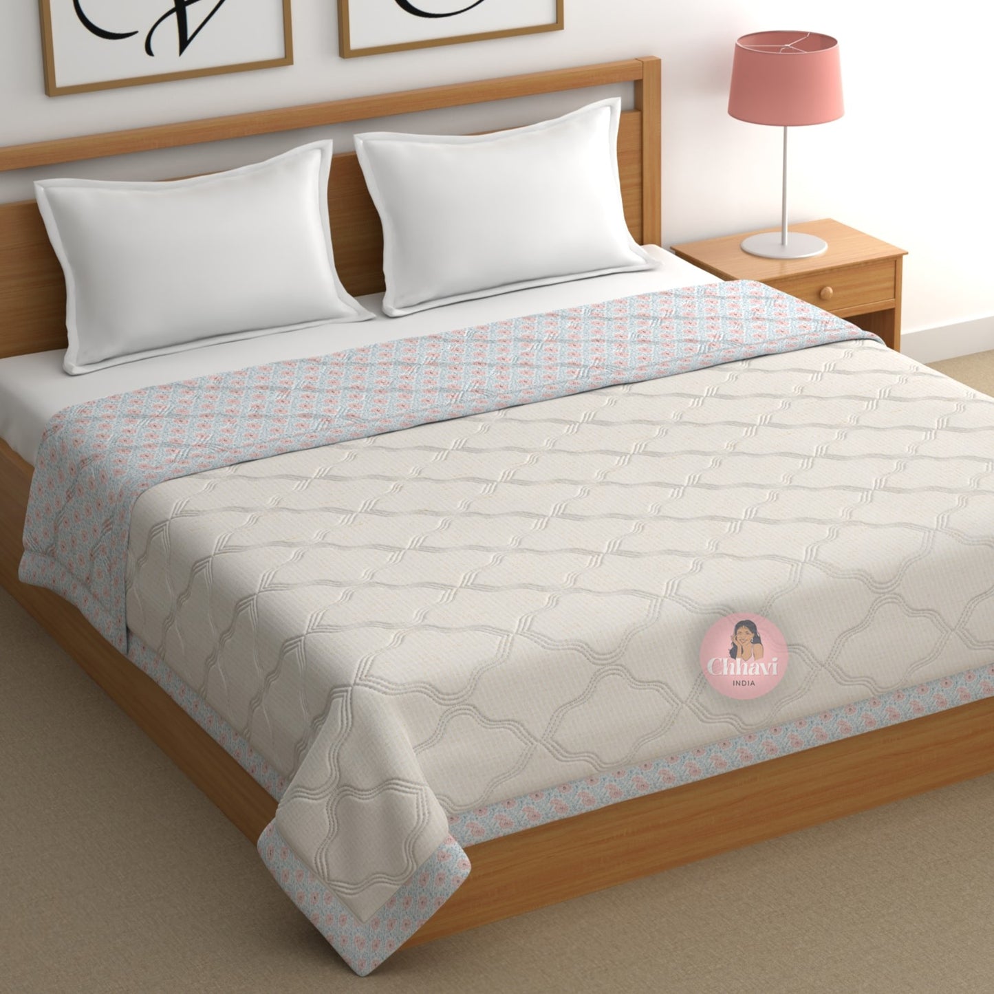 CHHAVI INDIA Printed Double Comforter for AC Room