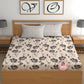 CHHAVI INDIA 210 TC Microfiber Printed King Size Bedsheet With 2 Pillow Covers