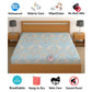 CHHAVI INDIA 210 TC Microfiber Waterproof Printed Fitted (Elastic) Bedsheet