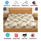 CHHAVI INDIA 210 TC Microfiber Waterproof Printed Fitted (Elastic) Bedsheet