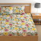 CHHAVI INDIA 210 TC Microfiber Printed Double Bedsheet With Pillow Covers