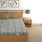 CHHAVI INDIA 210 TC Microfiber Printed King Size Bedsheet With 2 Pillow Covers