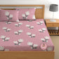 CHHAVI INDIA 210 TC Microfiber Printed Double Bedsheet With 2 Pillow Covers