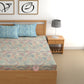 CHHAVI INDIA 210 TC Microfiber Printed King Size Bedsheet With 2 Pillow Covers