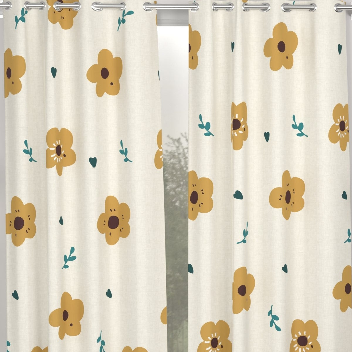 CHHAVI INDIA DESIGNER PRINTED DOOR CURTAIN PACK OF 2