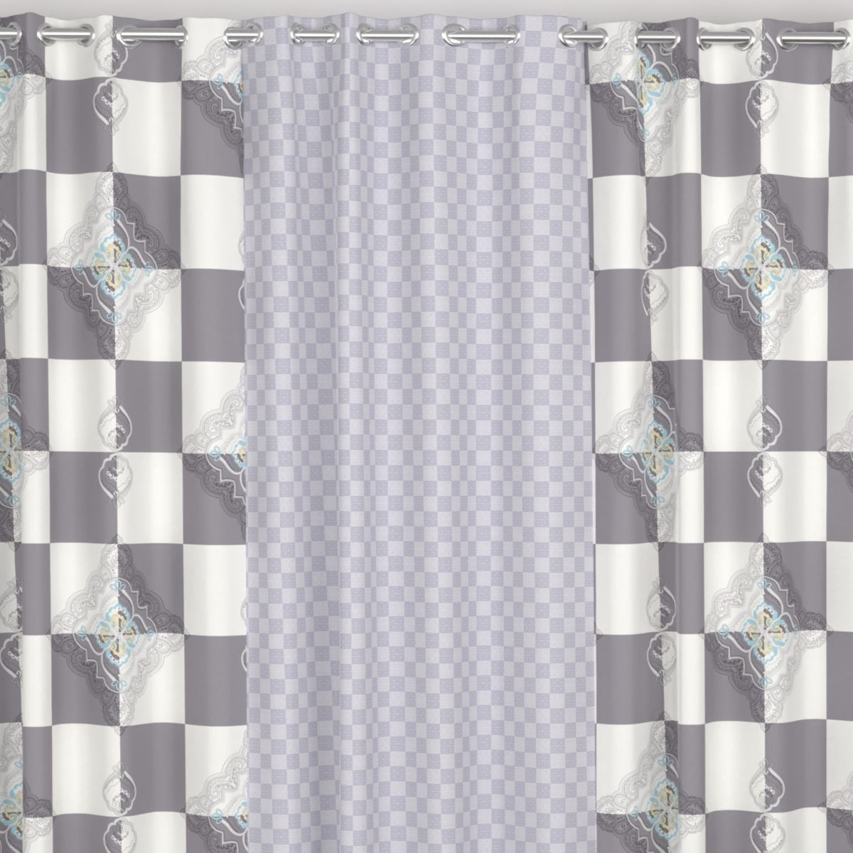 CHHAVI INDIA DESIGNER PRINTED DOOR CURTAIN PACK OF 3