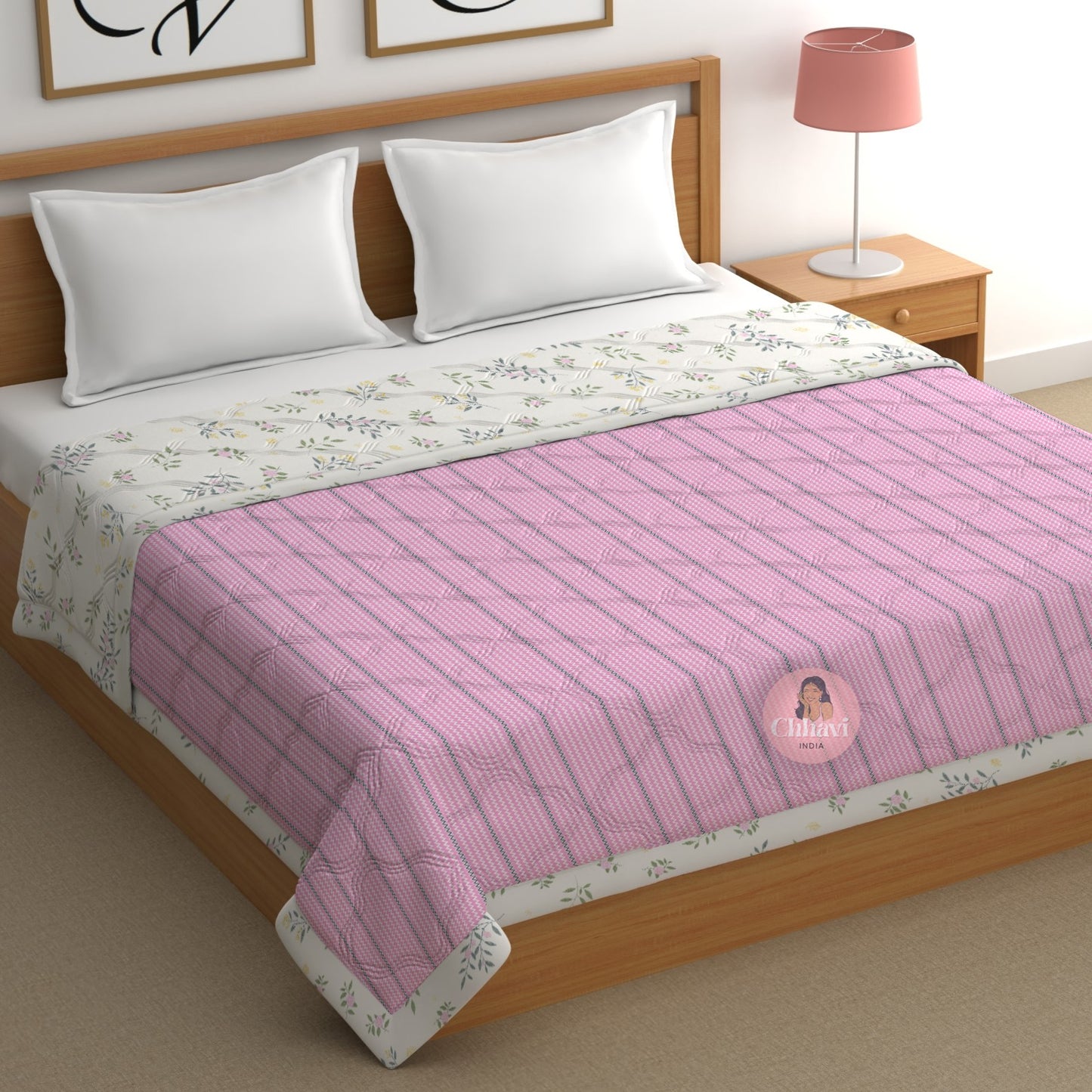 CHHAVI INDIA Printed Double Comforter for AC Room