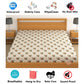 CHHAVI INDIA 210 TC Microfiber Waterproof Printed Fitted (Elastic) Bedsheet