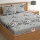 CHHAVI INDIA 180 TC Microfiber Printed Double Bedsheet With 2 Pillow Covers