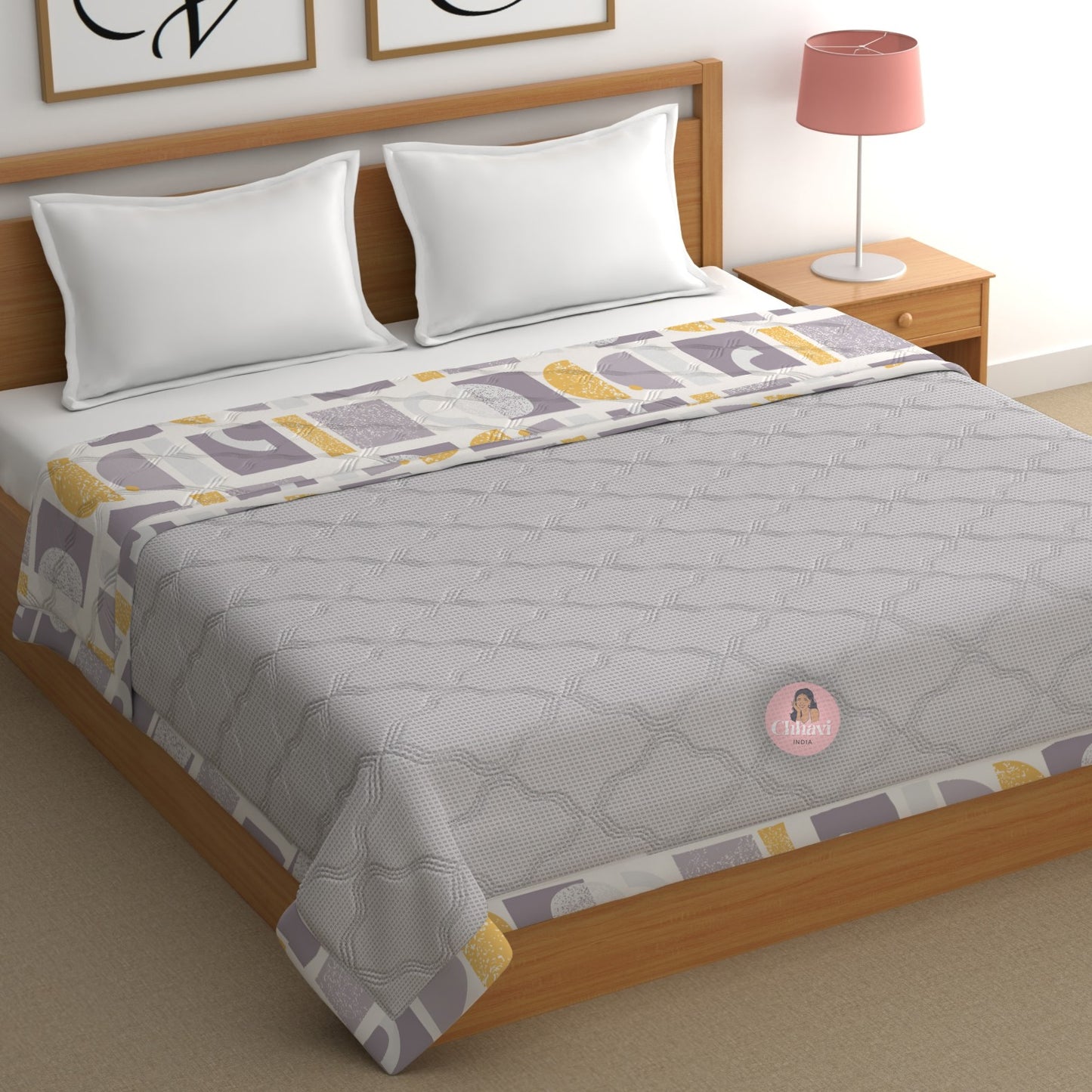CHHAVI INDIA Printed Double Comforter for AC Room