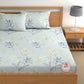 CHHAVI INDIA 210 TC Microfiber Printed Double Bedsheet With 2 Pillow Covers